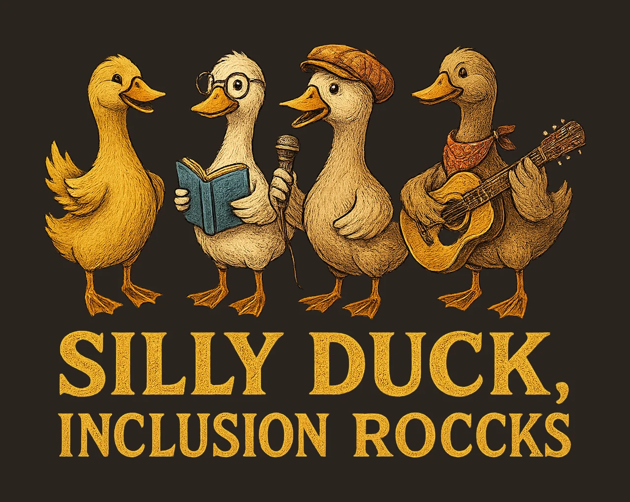 Goose Inclusion Everyone Belongs Design Autism Acceptance contrast preview thumbnail