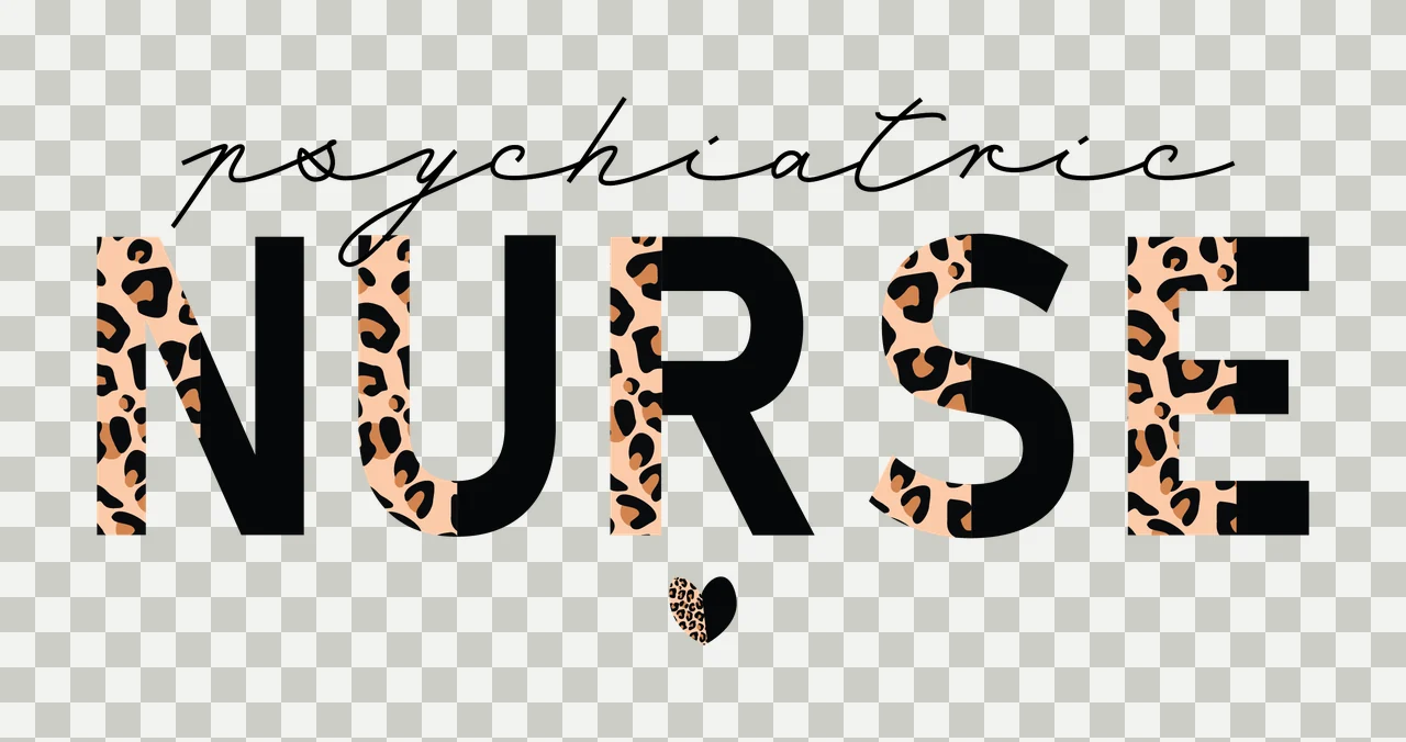 Psychiatric Nurse Serif Font With Heart display typographic transparency and detail preview thumbnail