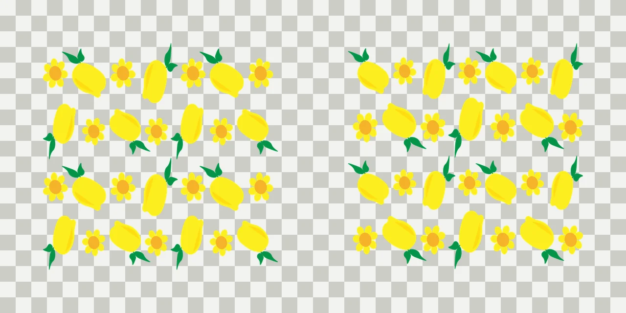 Can Glass Wrap Flowers And Lemons Botanical Pattern leaves transparency and detail preview thumbnail