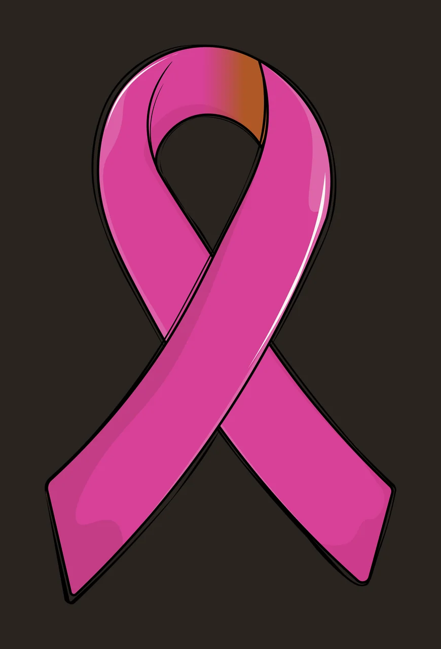 Ribbon Black Awareness Minimalist Design looped outline plain contrast preview thumbnail