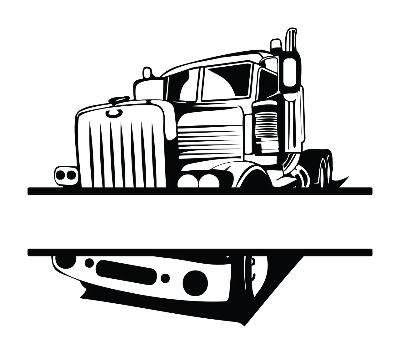 Semi Truck Monogram Character 04 pickup vehicle monster Variation