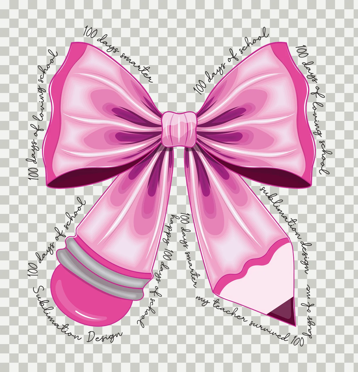 Icons Bow Coquette ribbon hair bowknot girly feminine aesthetic transparency and detail preview thumbnail