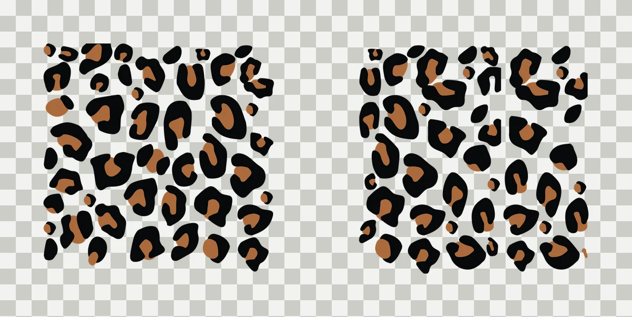 Leopard Can Glass Wrap Black Spot Pattern Print spots repeated transparency and detail preview thumbnail