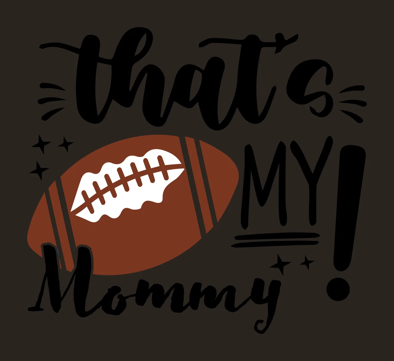 Football Illustration american gridiron touchdown pigskin Variation contrast preview thumbnail