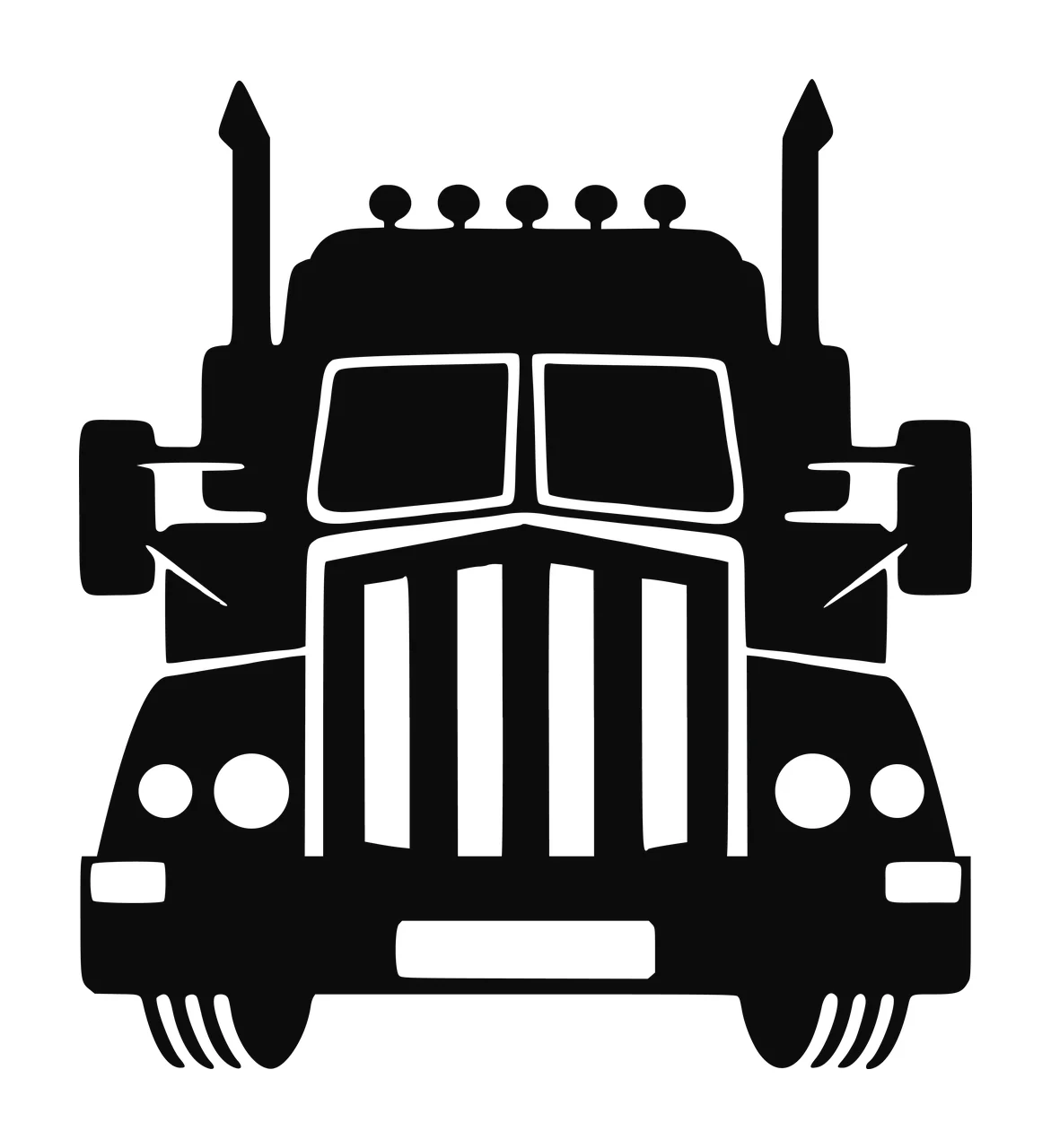 Semi Truck Monogram Character 01 pickup vehicle monster automobile