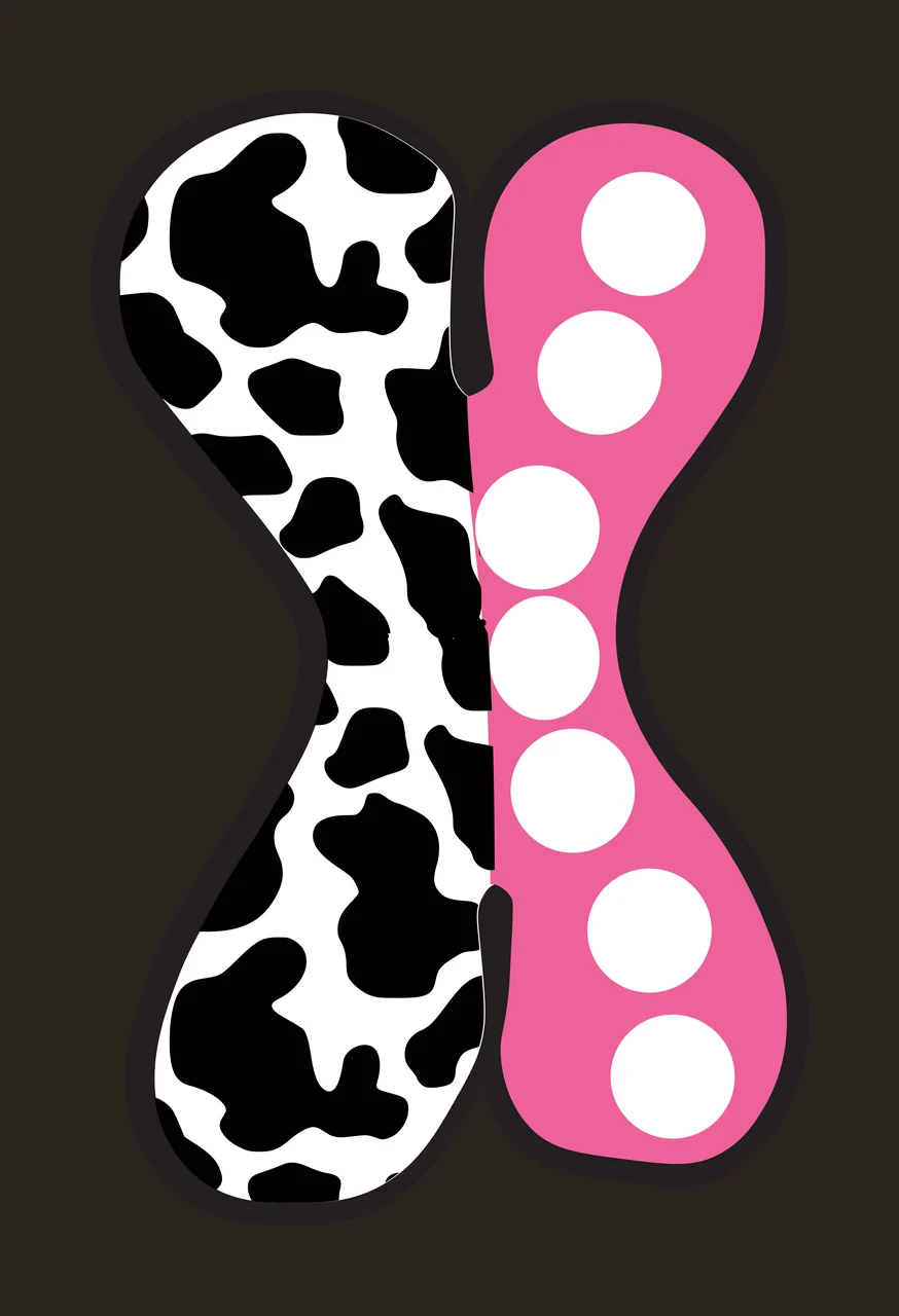 Half Cow Bright Font Dalmatian Race Doodle Leopard Character 17 racing contrast preview thumbnail