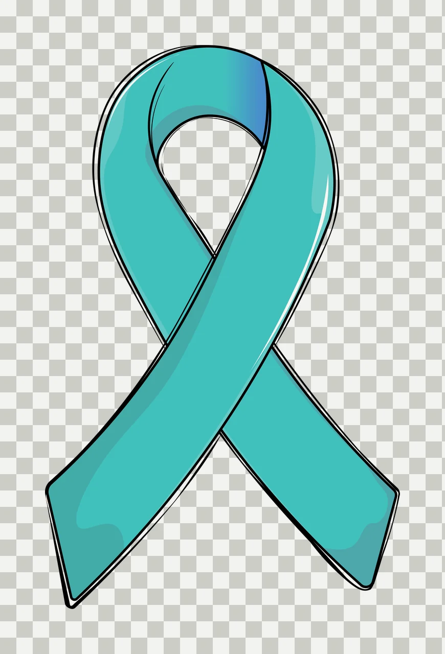 Ribbon Black Awareness Symbol stationary silhouette plain support transparency and detail preview thumbnail