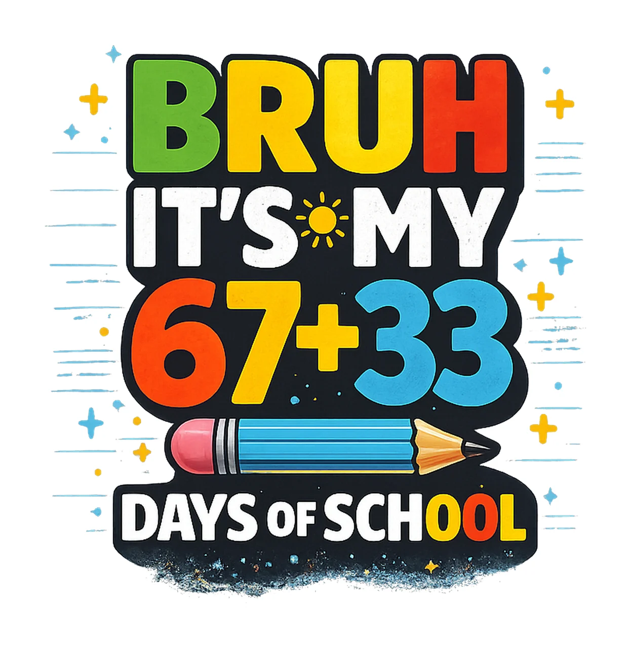 100th Day of School Funny Teacher Design Math Humor Shirt