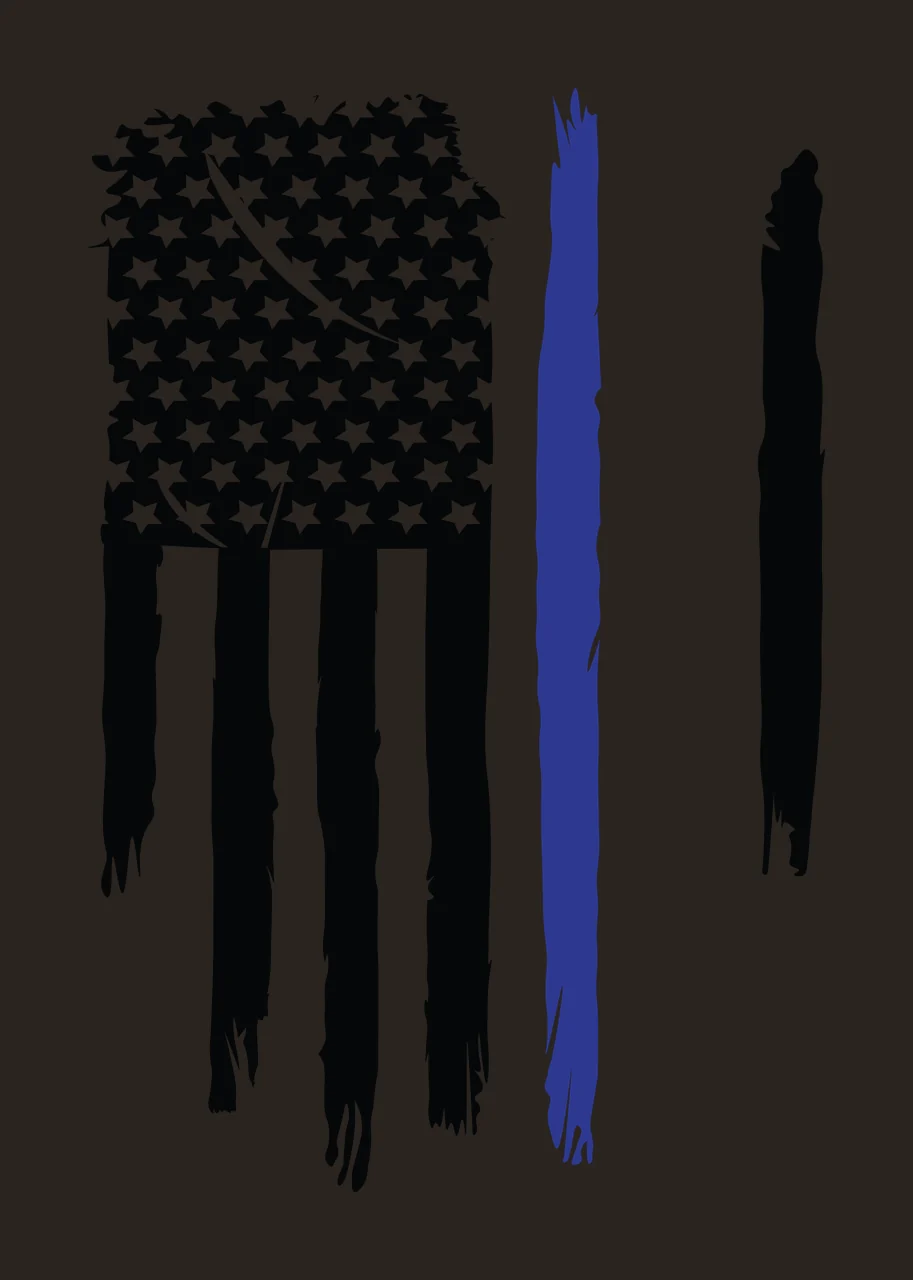 Flag Vertical Pattern With Stars And Straight Torn stripes contrast preview thumbnail