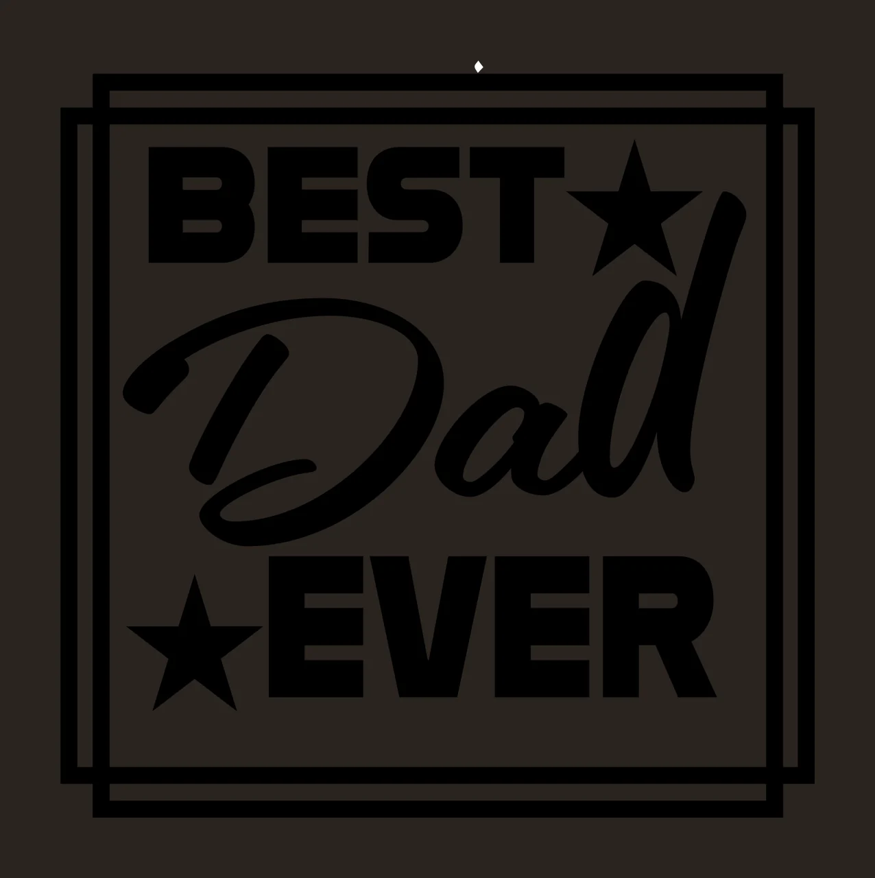 Stars With Borders And Typography In Black contrast preview thumbnail