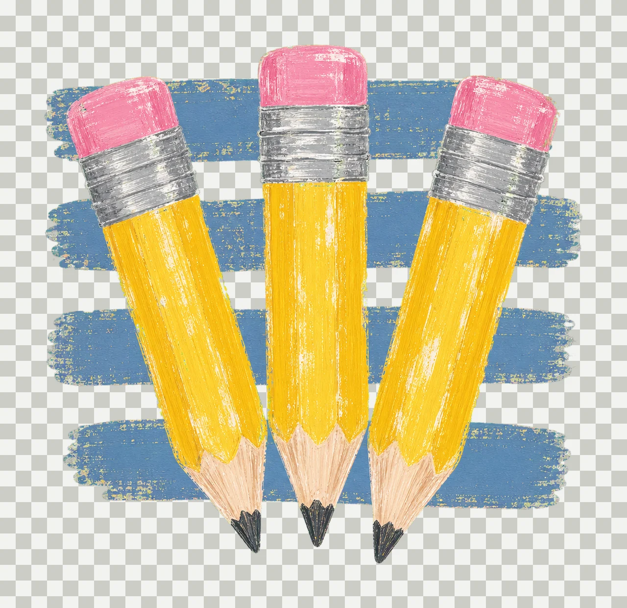 Coastal Pencil Stripes Fall Teacher Mom Teaching Variation C transparency and detail preview thumbnail