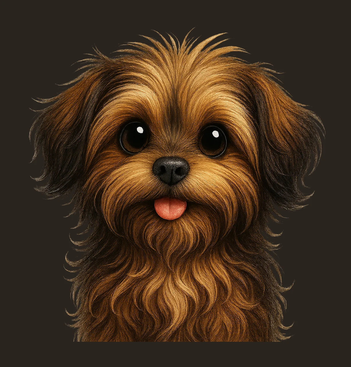 Whimsical Dog Artwork Funny Puppy Cute Dog Stickers Junk contrast preview thumbnail