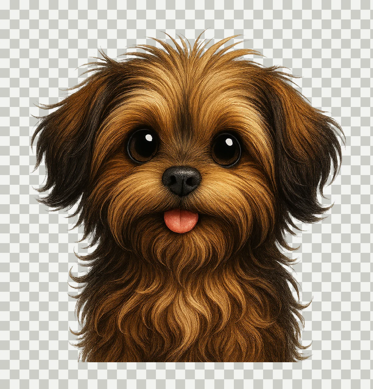 Whimsical Dog Artwork Funny Puppy Cute Dog Stickers Junk transparency and detail preview thumbnail