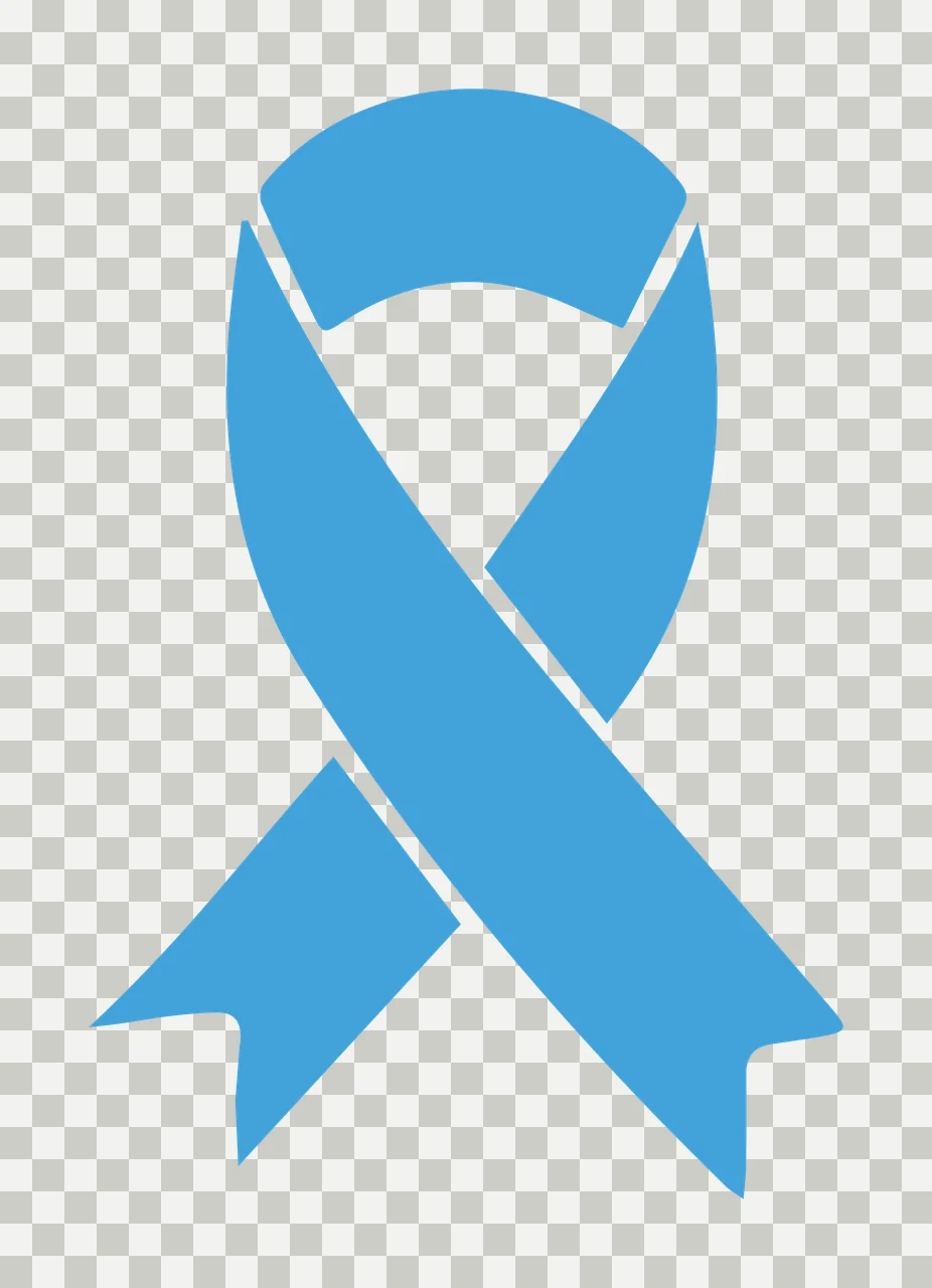 Blue awareness ribbon Illustration transparency and detail preview thumbnail
