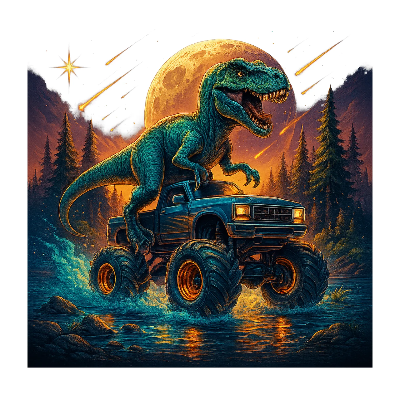 Dinosaur Big Trucks Kids Friendly Dinosaur Birthday Party