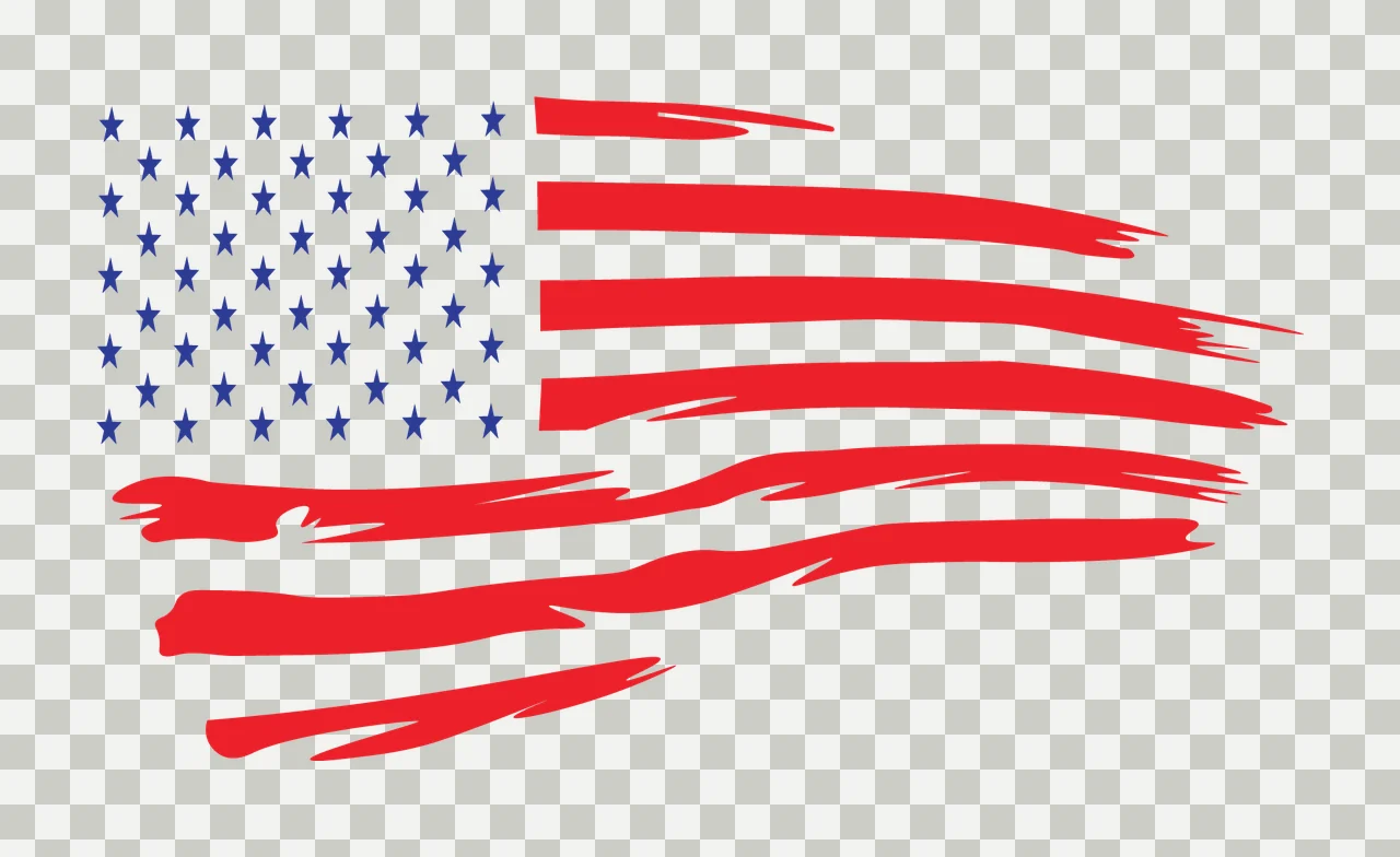 Can Glass Wrap Flag Of The United States transparency and detail preview thumbnail