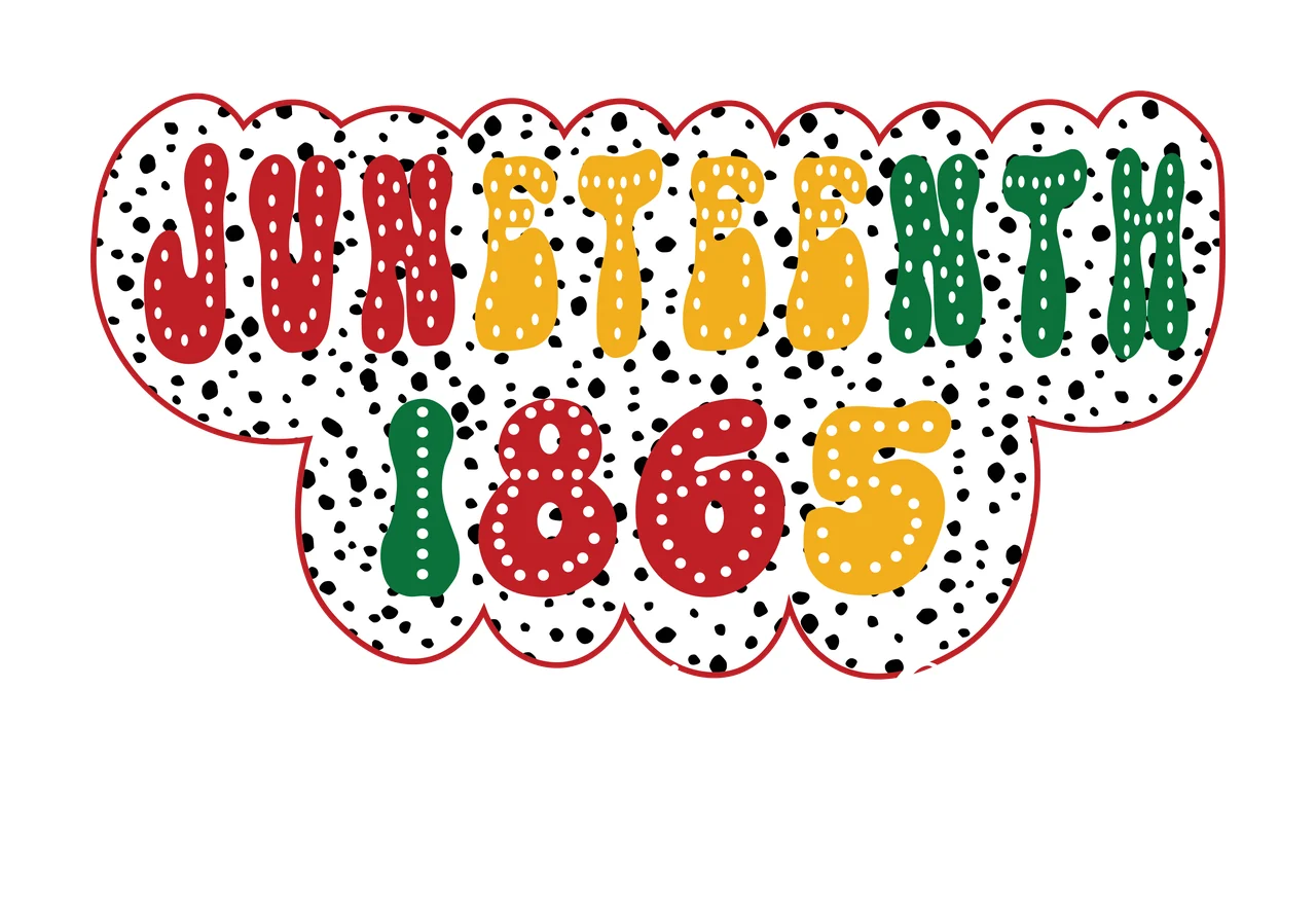 Breaking Every Chain Text With Blob placed below black script font