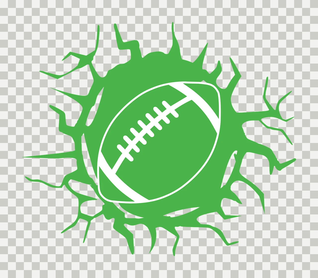 Circular Hole With Jagged Cracks In Black Silhouette cracked transparency and detail preview thumbnail