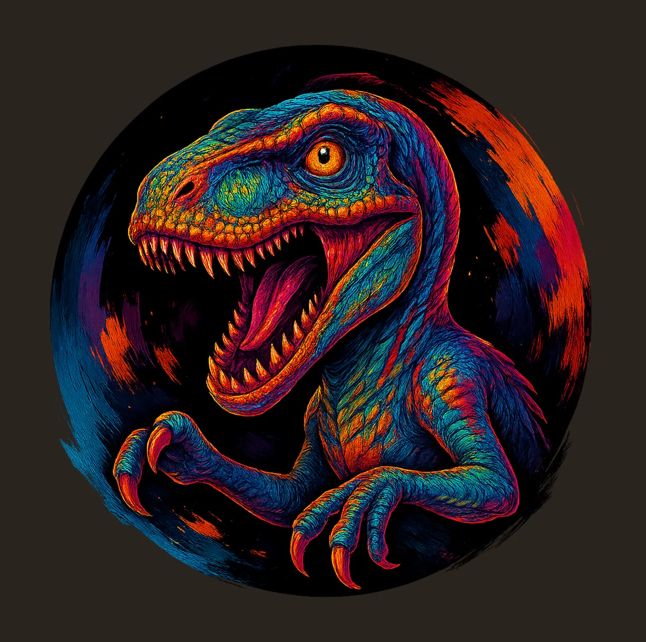 Rex Tyrannosaurus Rex Dinosaur Design Cool Rex Dino Artwork contrast preview thumbnail