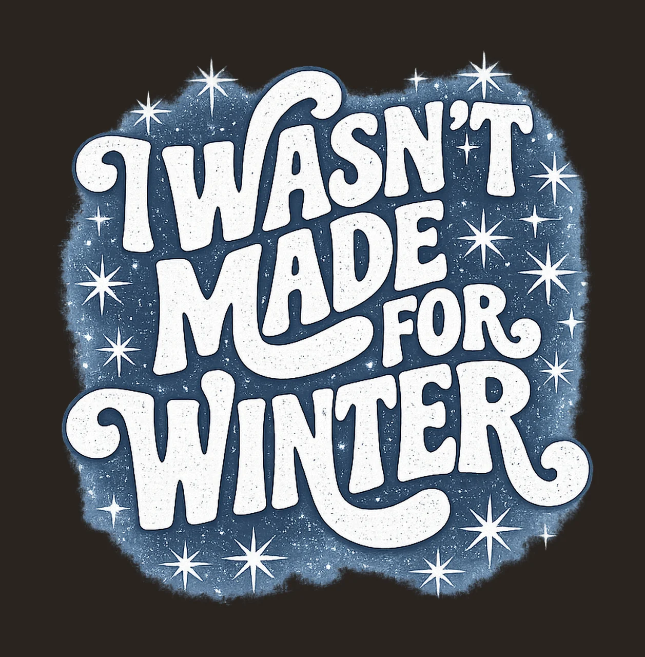 Trendy winter sublimation design cozy preppy retro style contrast preview thumbnail