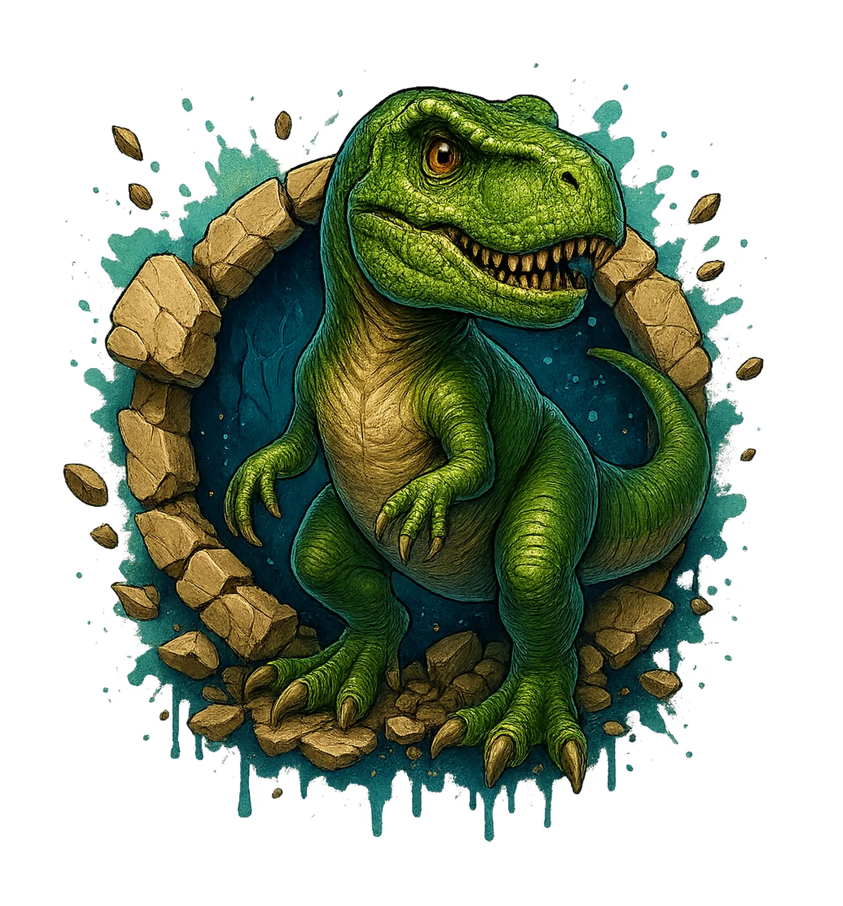Dinosaur shirt Design 3D Baby Dinosaur Sublimation rex