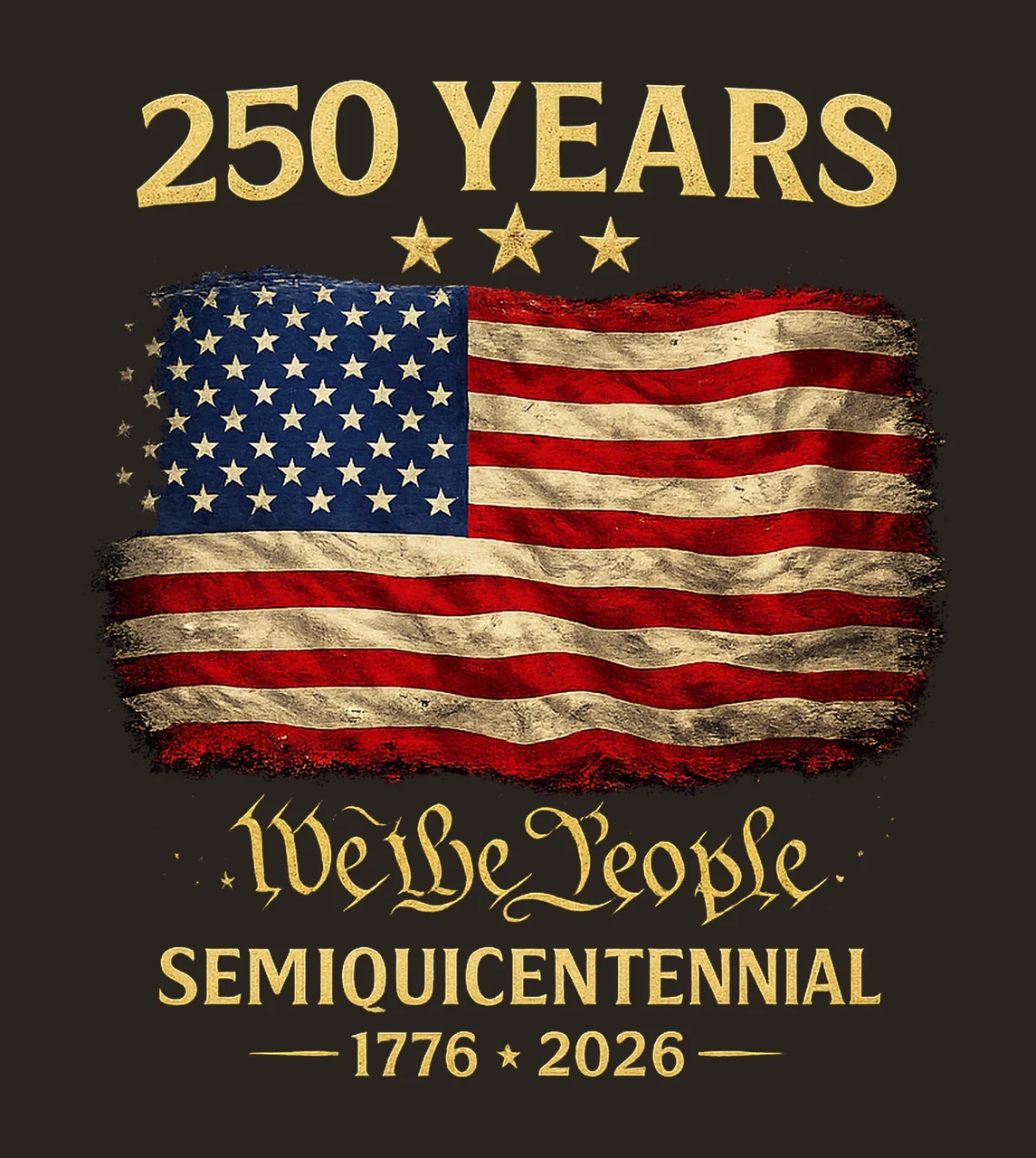 250 Years USA American Semiquincentennial 1776 2026 We The contrast preview thumbnail