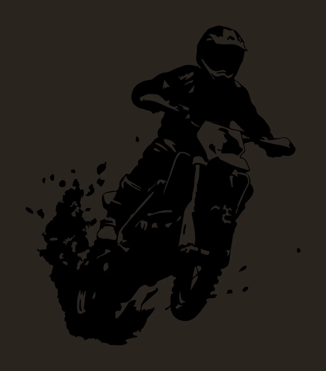 Can Glass Wrap Motorcycle Rider Jumping With Dirt contrast preview thumbnail