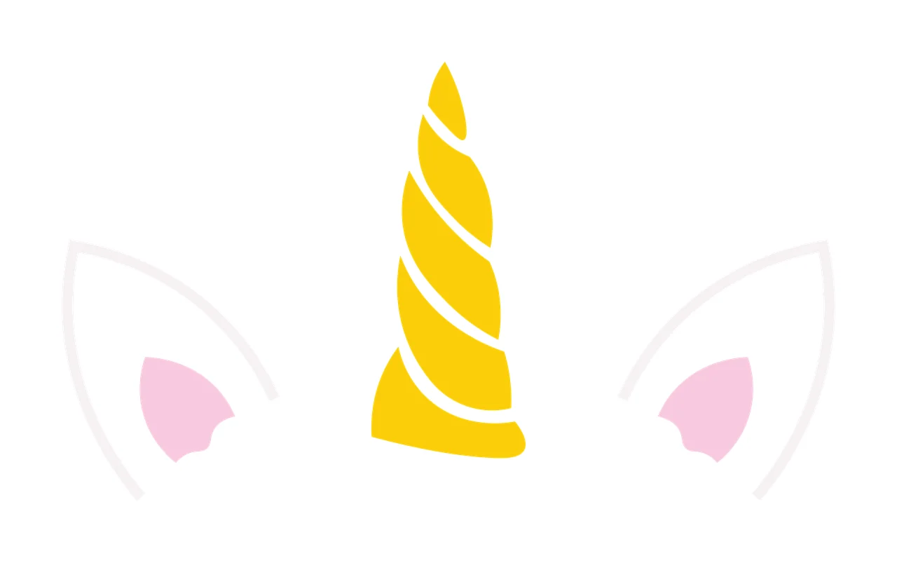 Unicorn Monogram Character 03 scalable logo design icon