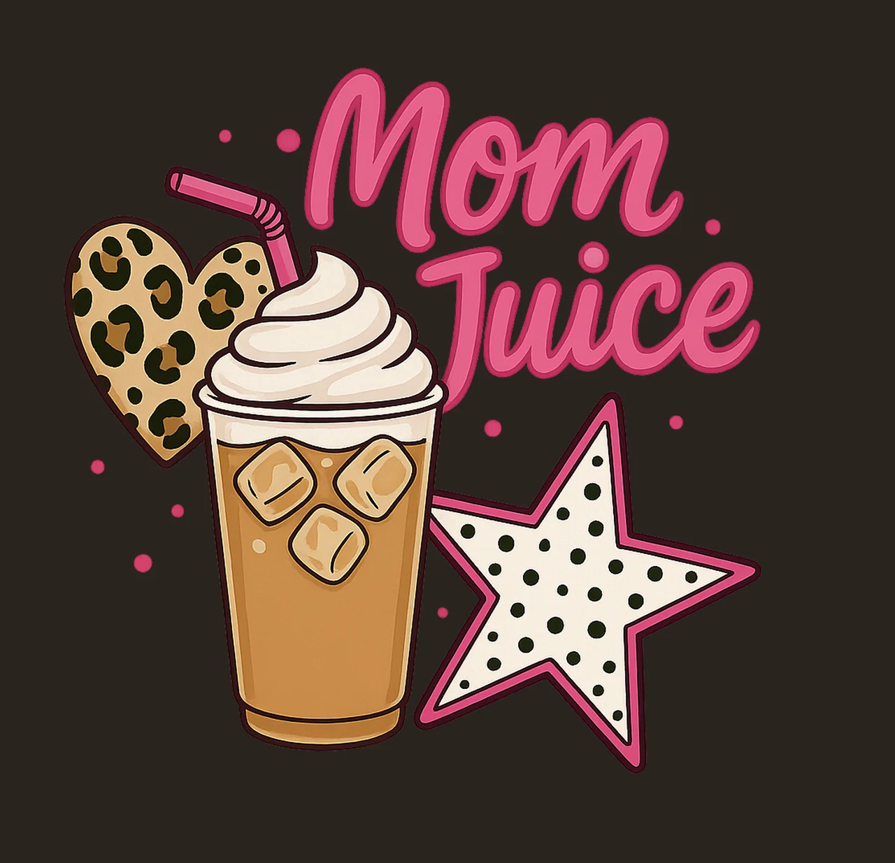 Mom Juice ice coffee ORIGINAL She Just Mom DESIGNER is Juice contrast preview thumbnail