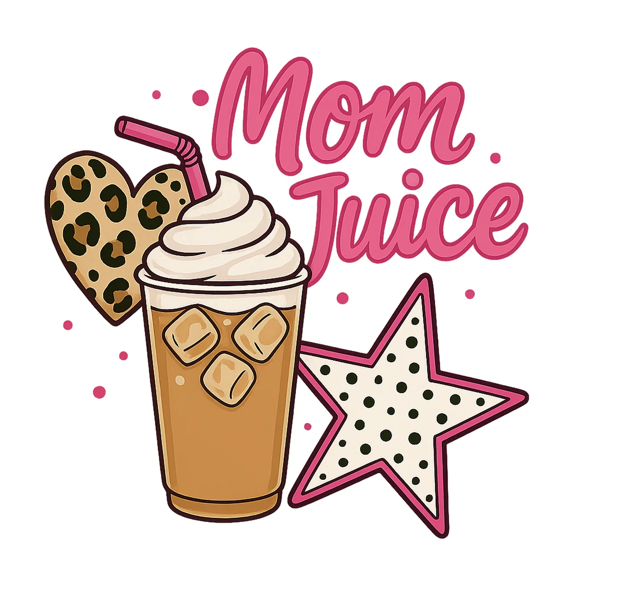 Mom Juice ice coffee ORIGINAL She Just Mom DESIGNER is Juice