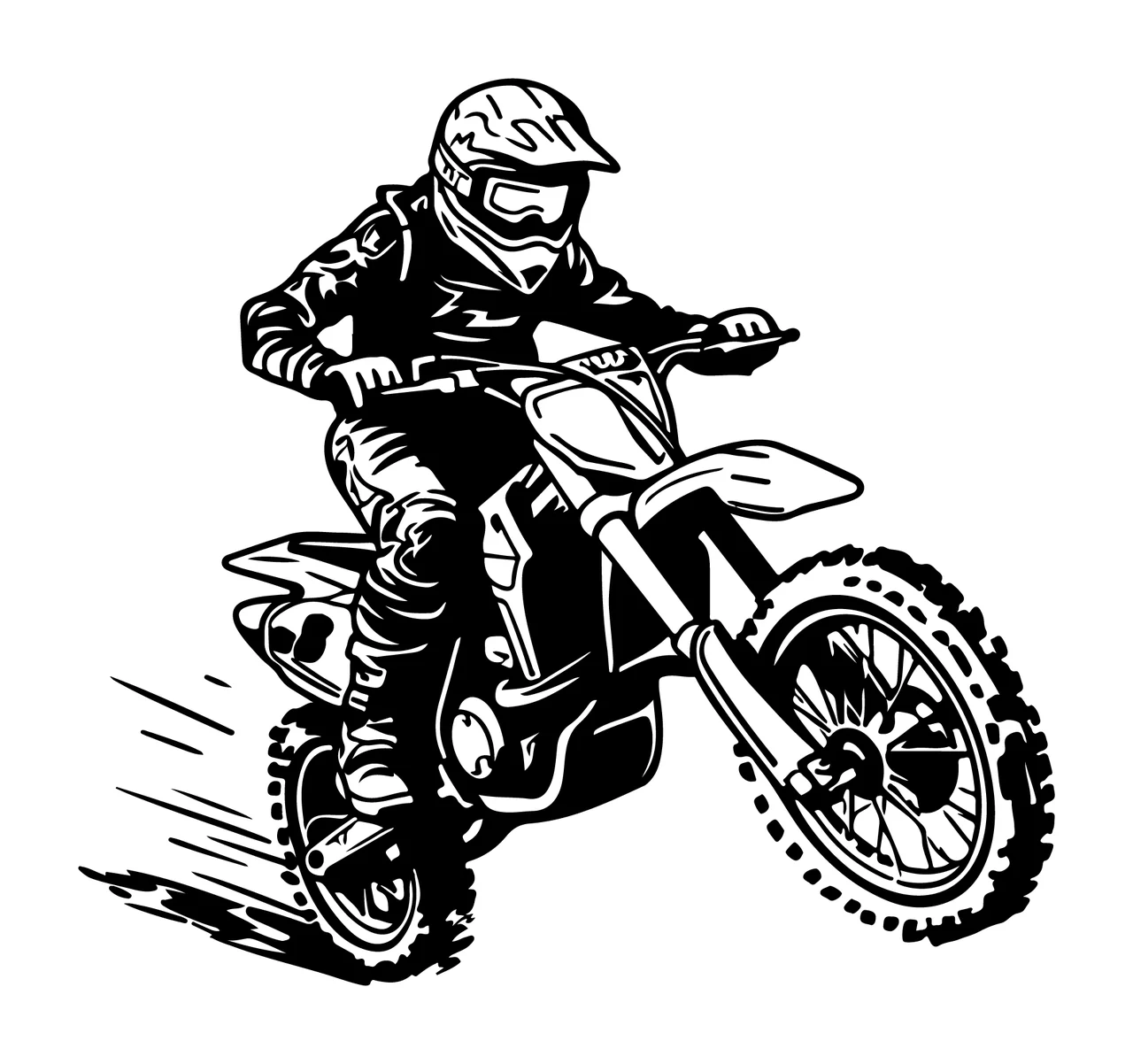 Offroad Motorcycle Rider Action Jump jumping helmet wheels