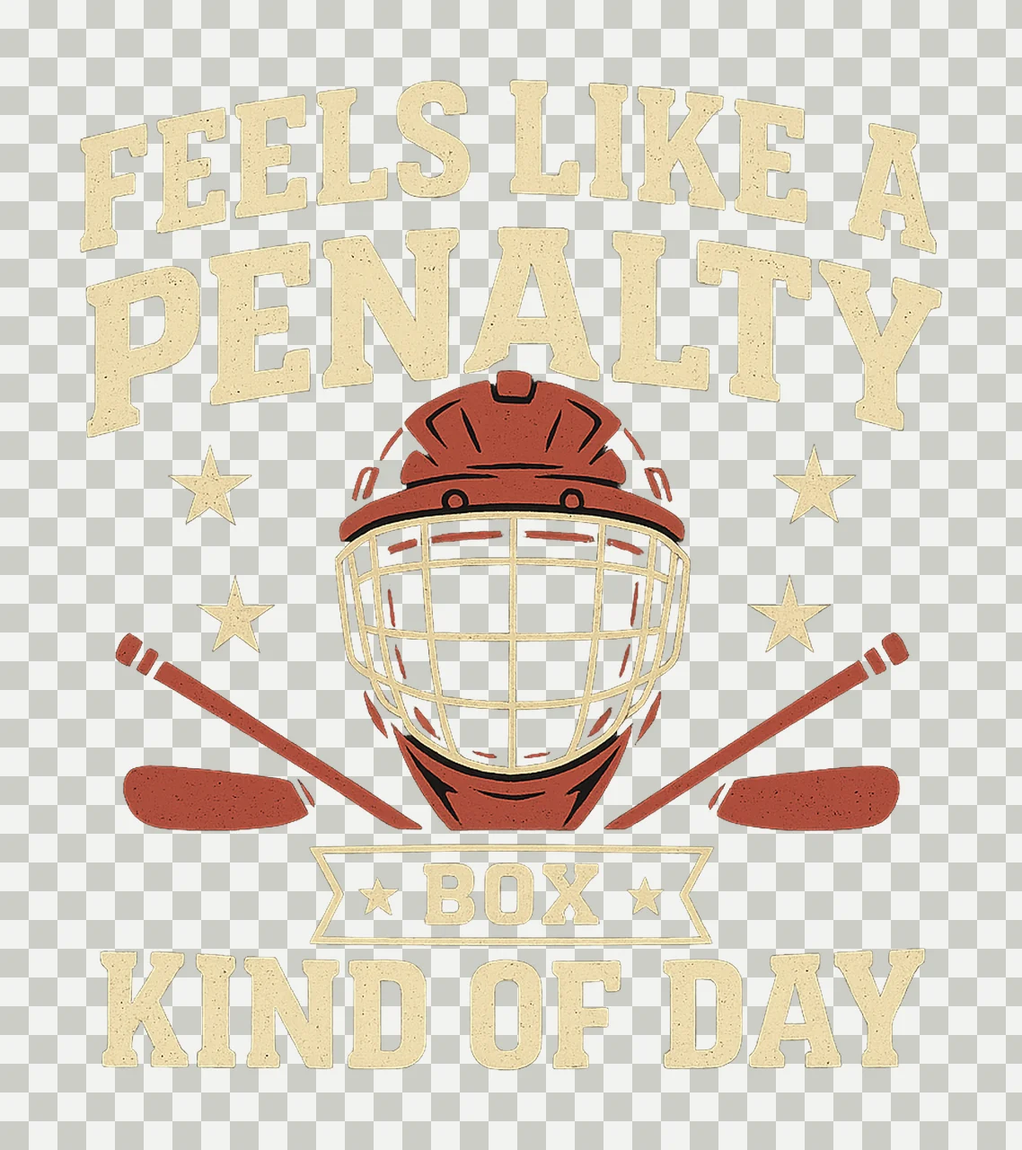 Hockey Goalie Helmet Sports Design With Sticks stars transparency and detail preview thumbnail