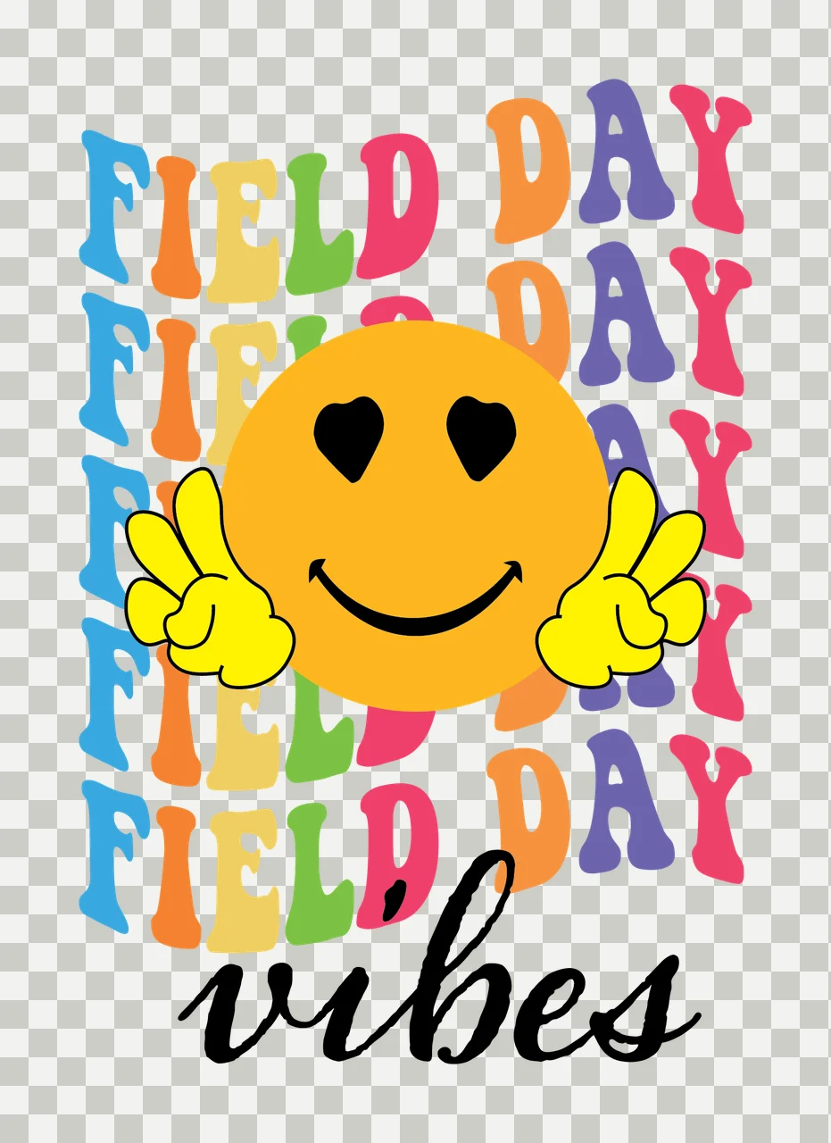 Field Repeating Wavy Text circle flower black phrase typography transparency and detail preview thumbnail