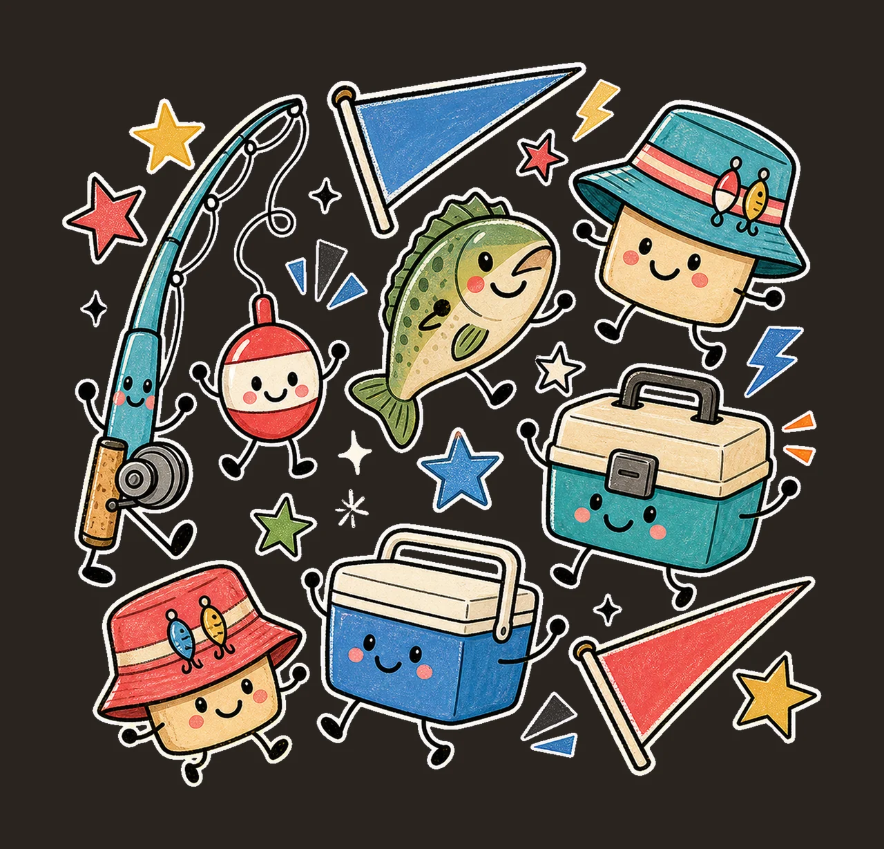 fishing summer 03 retro varsity sublimation instant shirt contrast preview thumbnail