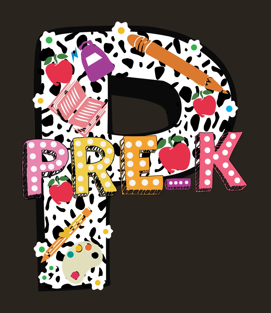 P Letter With Shaded Outline typography shading hand drawn contrast preview thumbnail