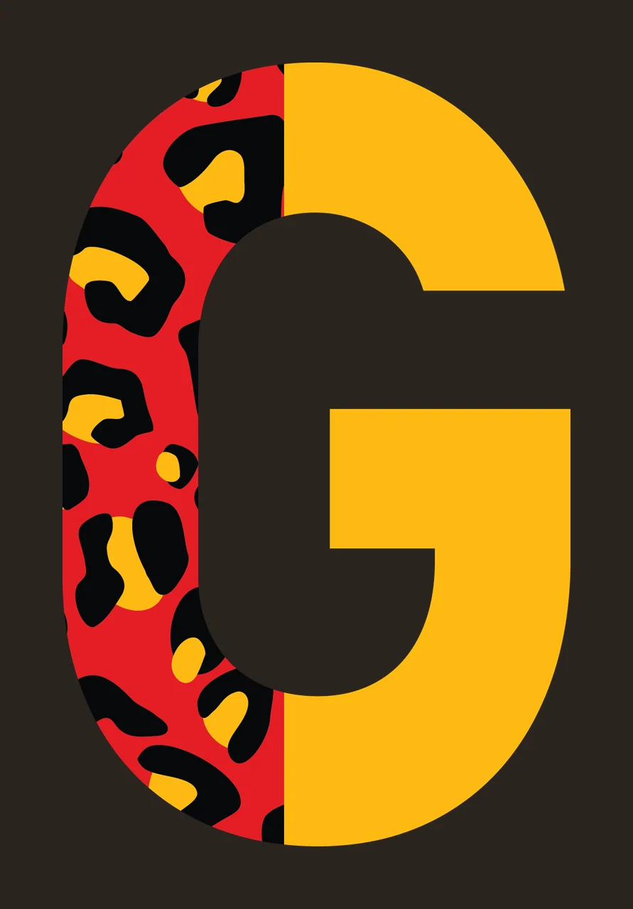 Can Glass Wrap G Letter With Red Leopard contrast preview thumbnail