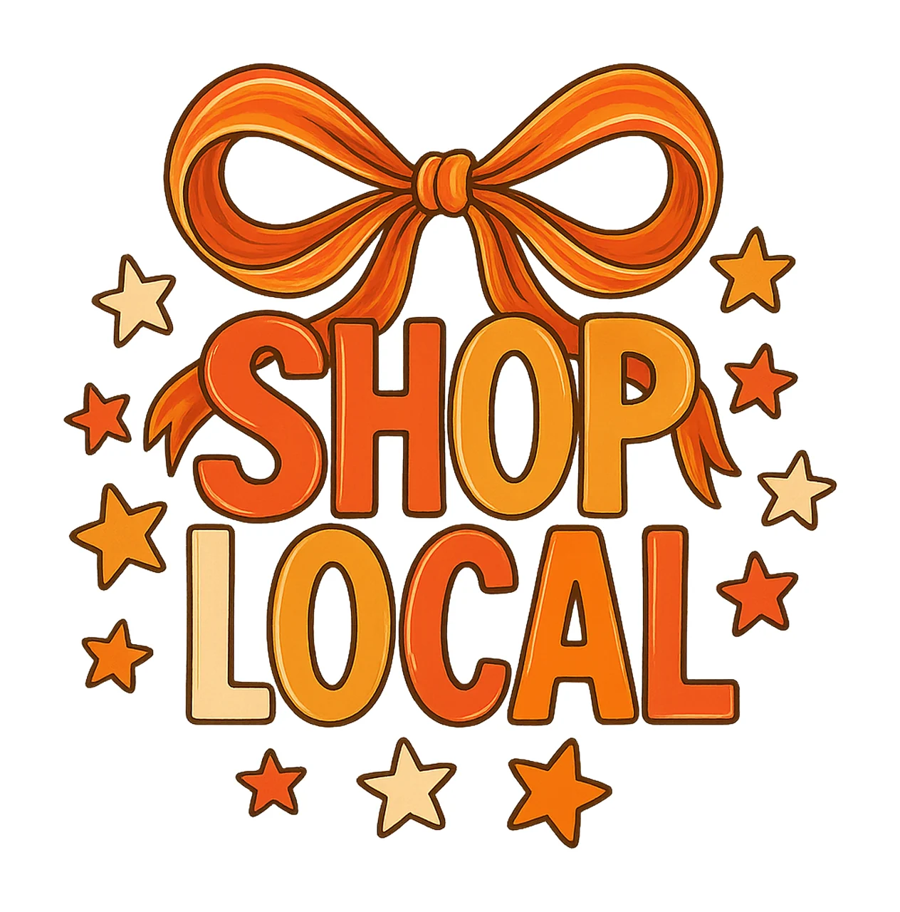 Shop Local Small Business Trending Girly Design Preppy