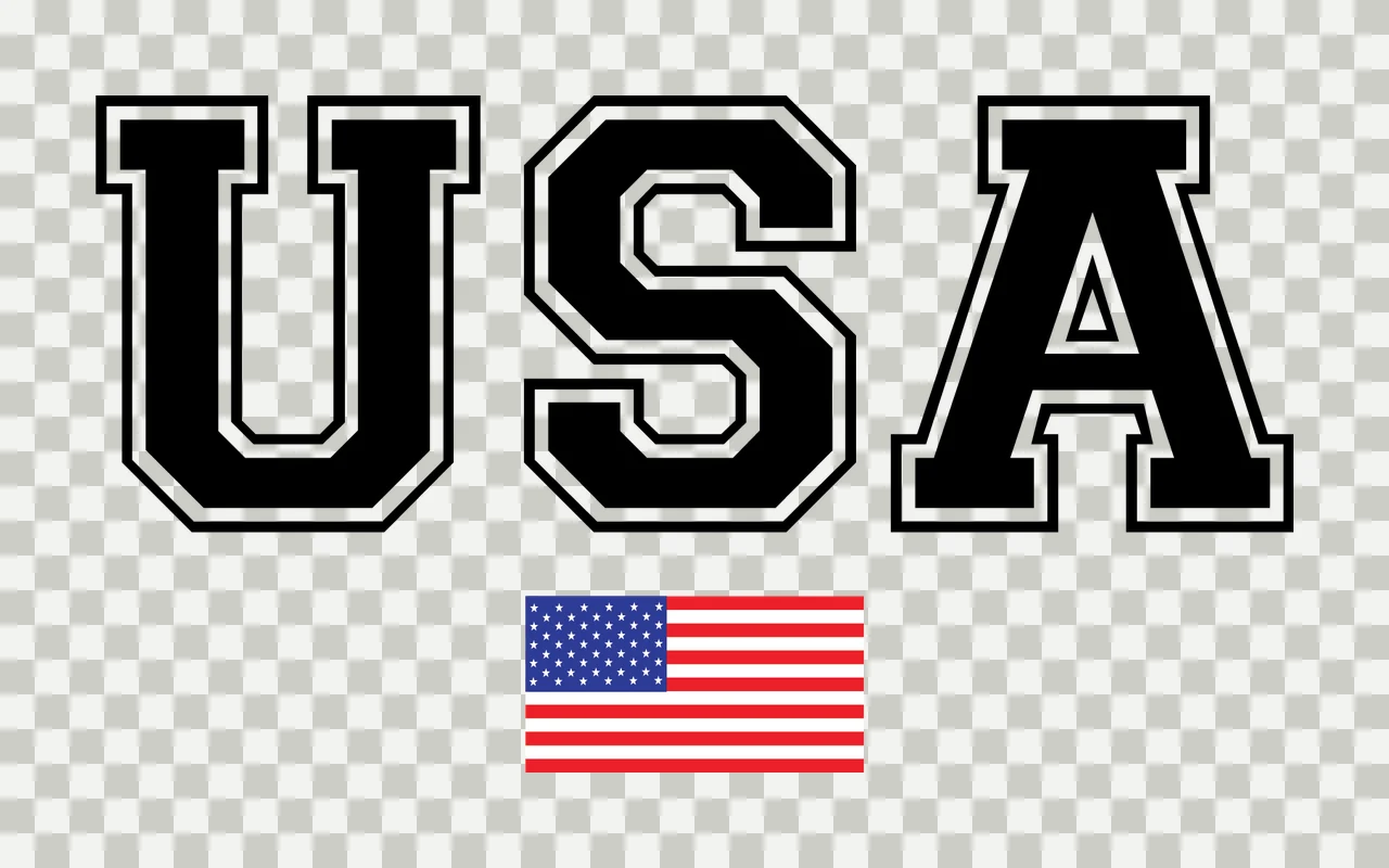 Can Glass Wrap Usa Lettering With National Flag transparency and detail preview thumbnail