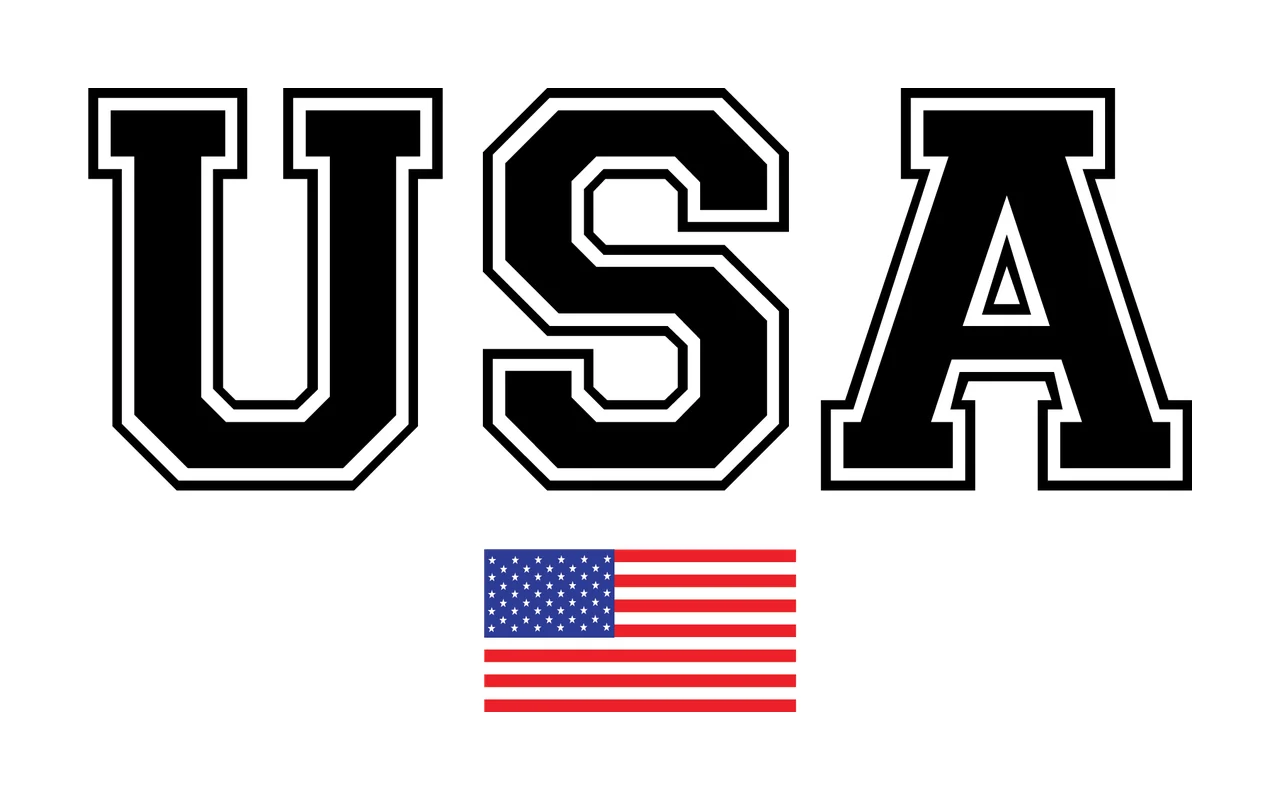 Can Glass Wrap Usa Lettering With National Flag