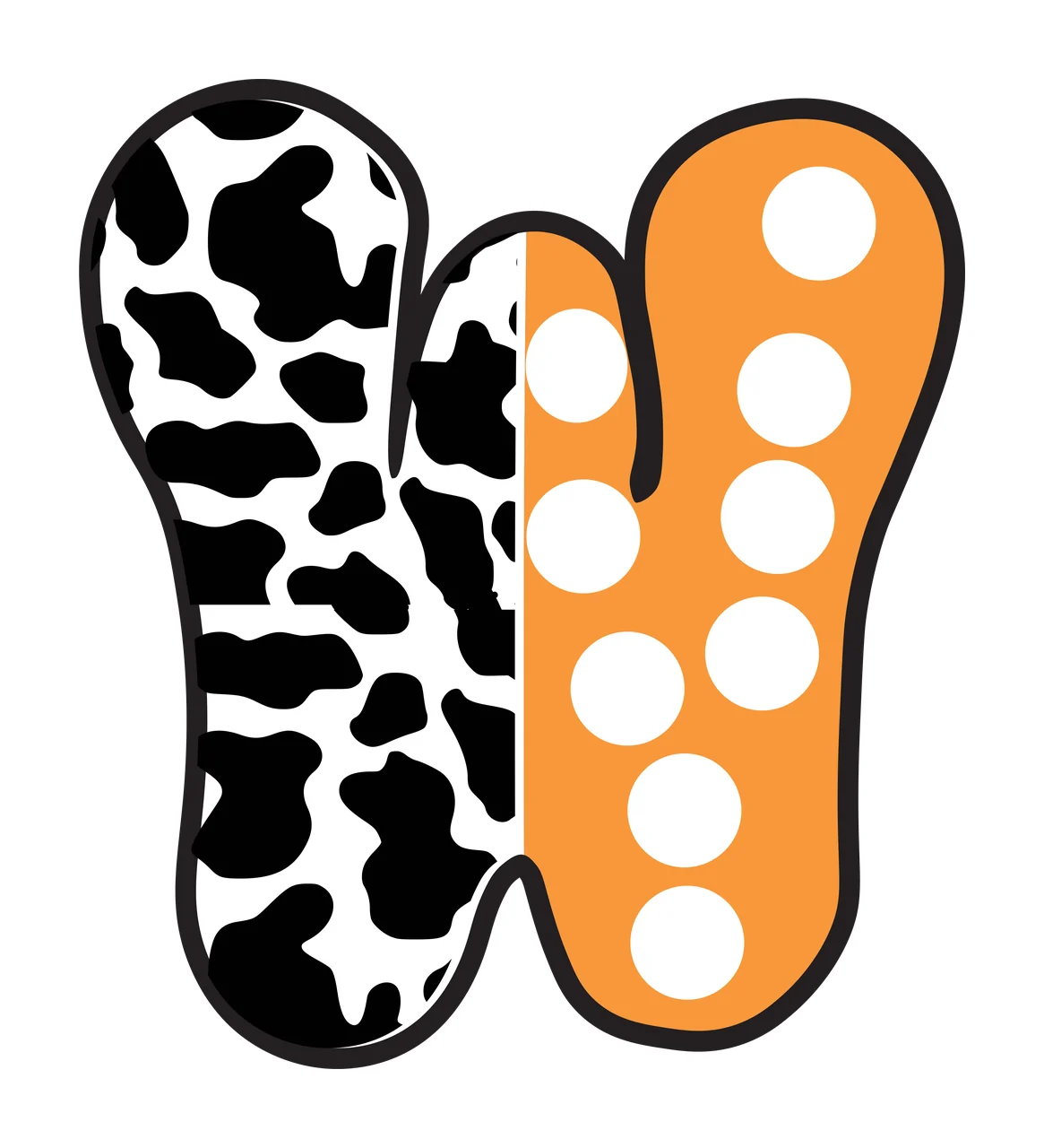 Half Cow Bright Font Dalmatian Race Doodle Leopard Character 16 racing