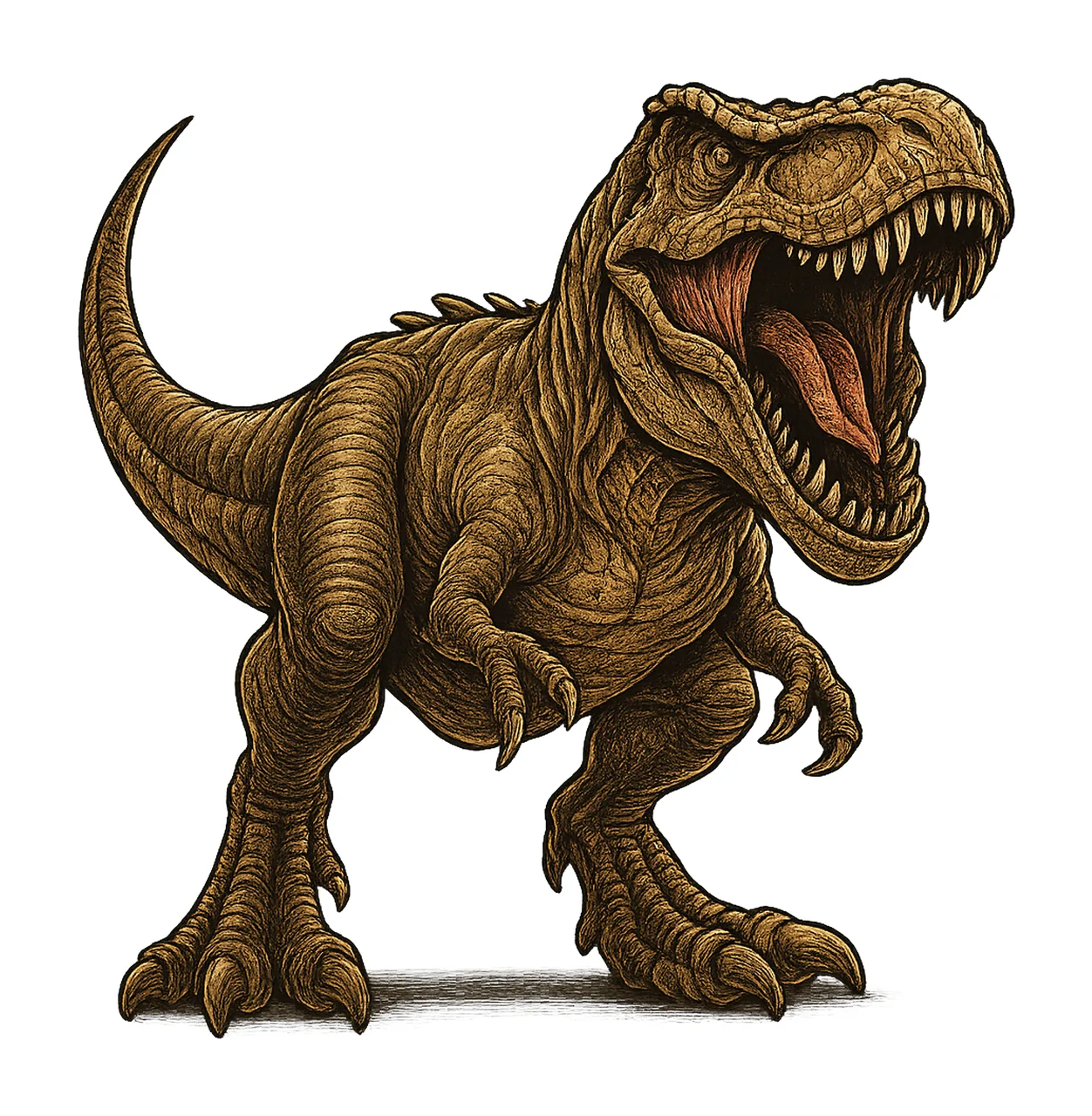 Rex Dinosaur Artwork Prehistoric Animal Design Dino