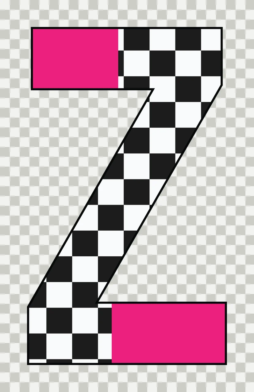 Can Glass Wrap Z Letter Checkered Pattern transparency and detail preview thumbnail