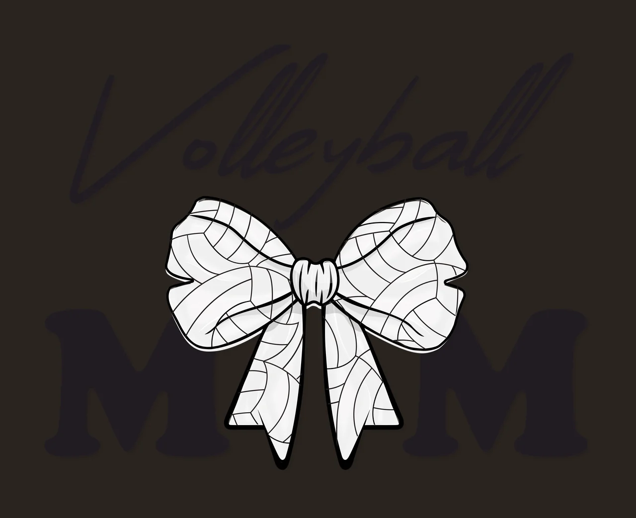 Bow Text With Graphic Typography Combining letters ribbon Script and contrast preview thumbnail