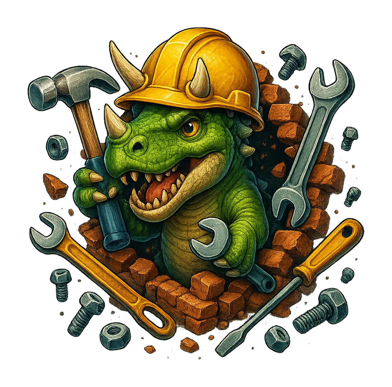 3D Dinosaur Sublimation Design Rex Builder Construction Kids