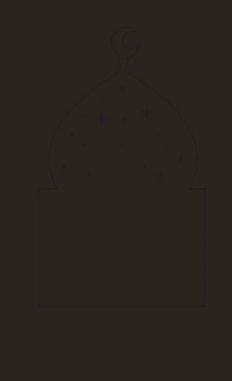 Mosque Dome Architecture Line Art crescent moon stars rectangle contrast preview thumbnail