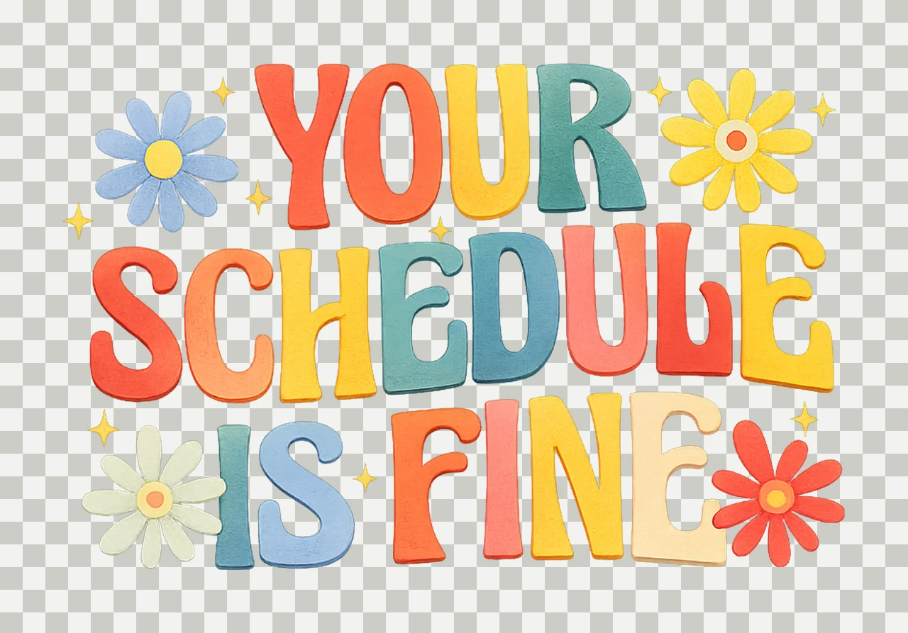 Your Schedule Is Fine Funny Retro School Counselor Shirt transparency and detail preview thumbnail