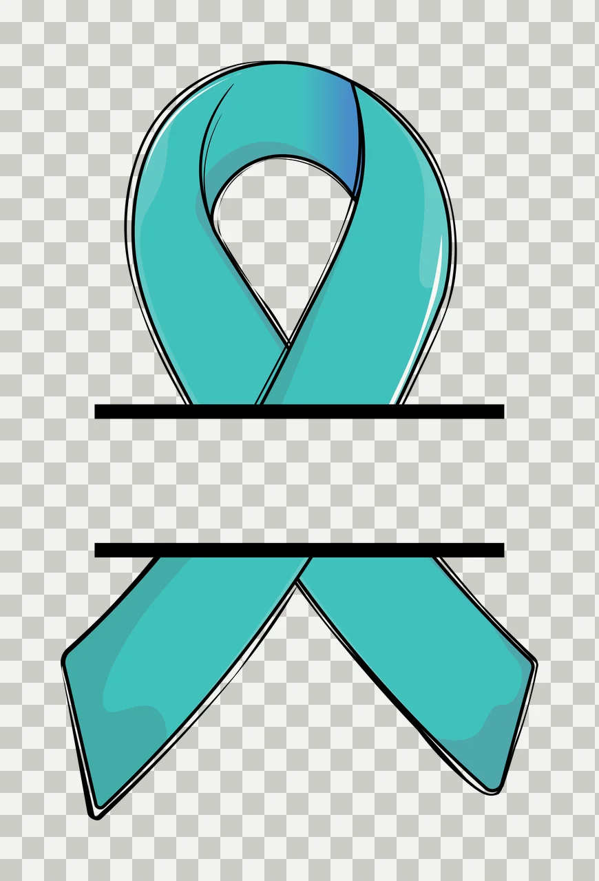 Ribbon Black Awareness Split Design horizontal line minimalist flat transparency and detail preview thumbnail