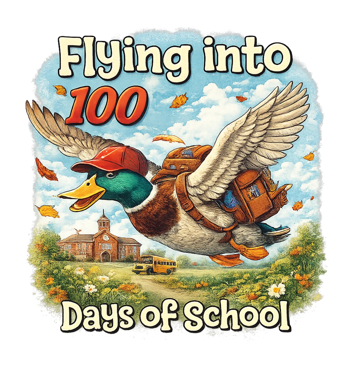 Flying Into 100 Days Of School Sweatshirt Boys School Tshirt