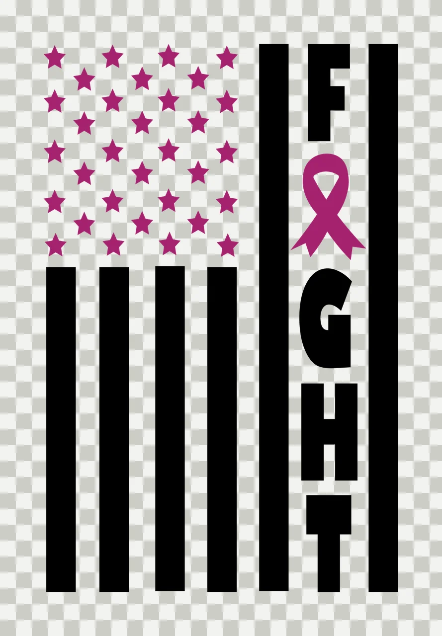 Fight American Flag Style Graphic Featuring The Word and text transparency and detail preview thumbnail