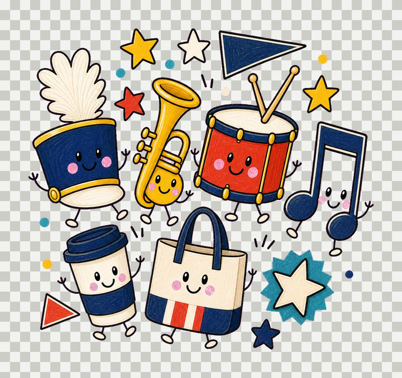 band mom 03 retro varsity sublimation instant shirt design transparency and detail preview thumbnail
